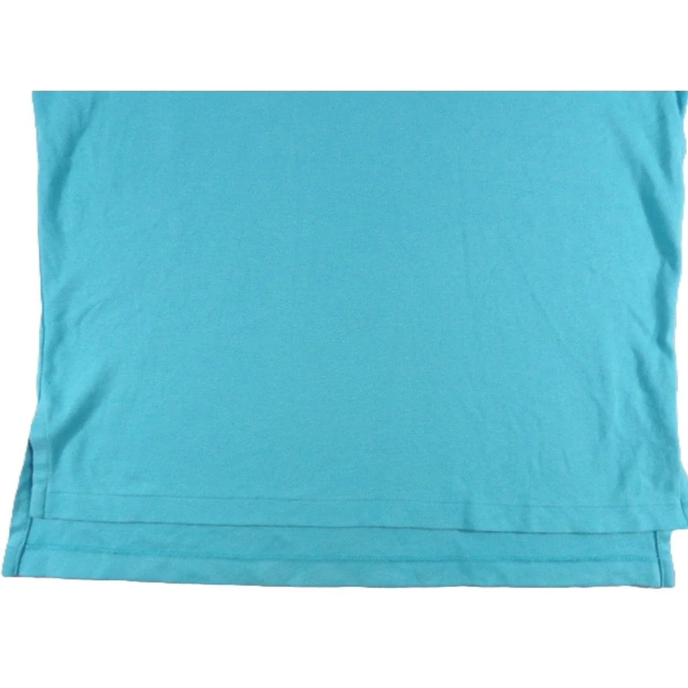 Polo Ralph Lauren Polo Shirt Men L Turquoise Blue Classic Fit Cotton Pony Golf